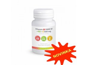 vitamin multivitamin D3 K2 C vizual novinka