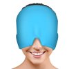 Chladicí kompresní 360° gelová maska na obličej proti migréně a únavě