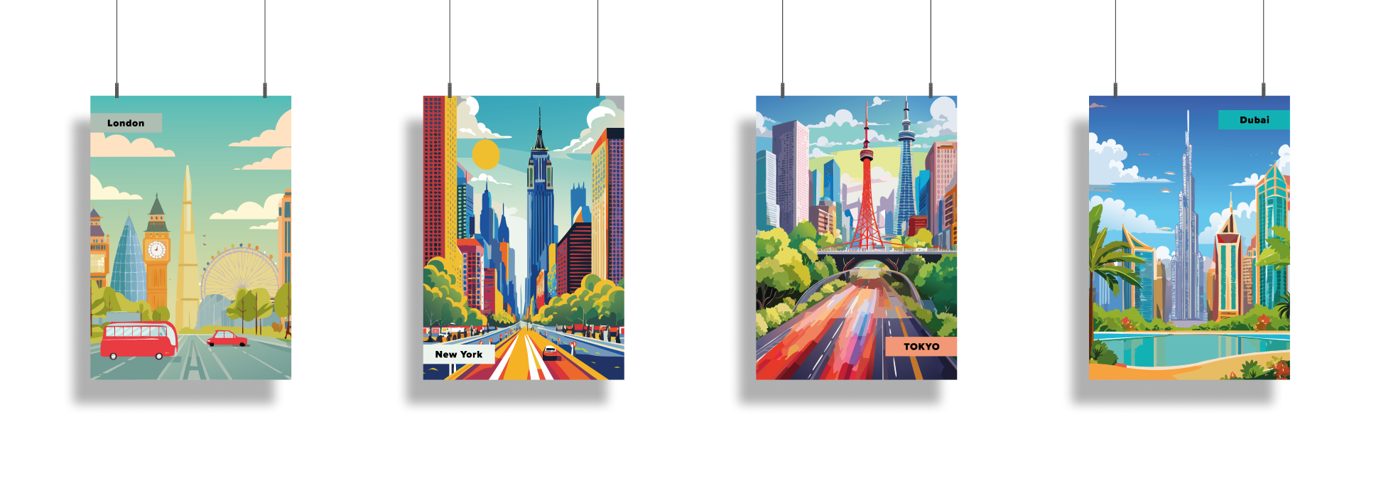 Plakáty měst: Jak je začlenit do interiéru