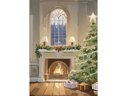 vánoce Kreslicí plátno 1 kopie