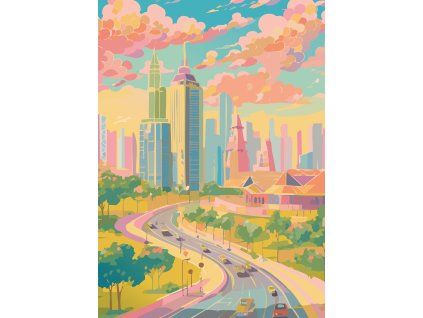 retro new york z vysky