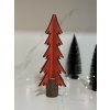 Dřevěný stromek červený 35 cm