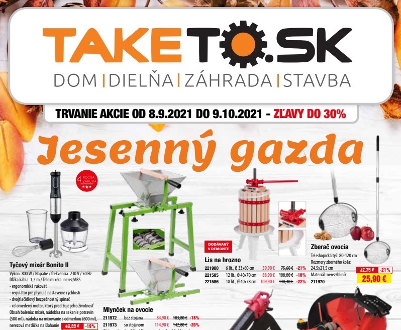 JESENNÝ KUTIL - 09.9 - 03.10.2021
