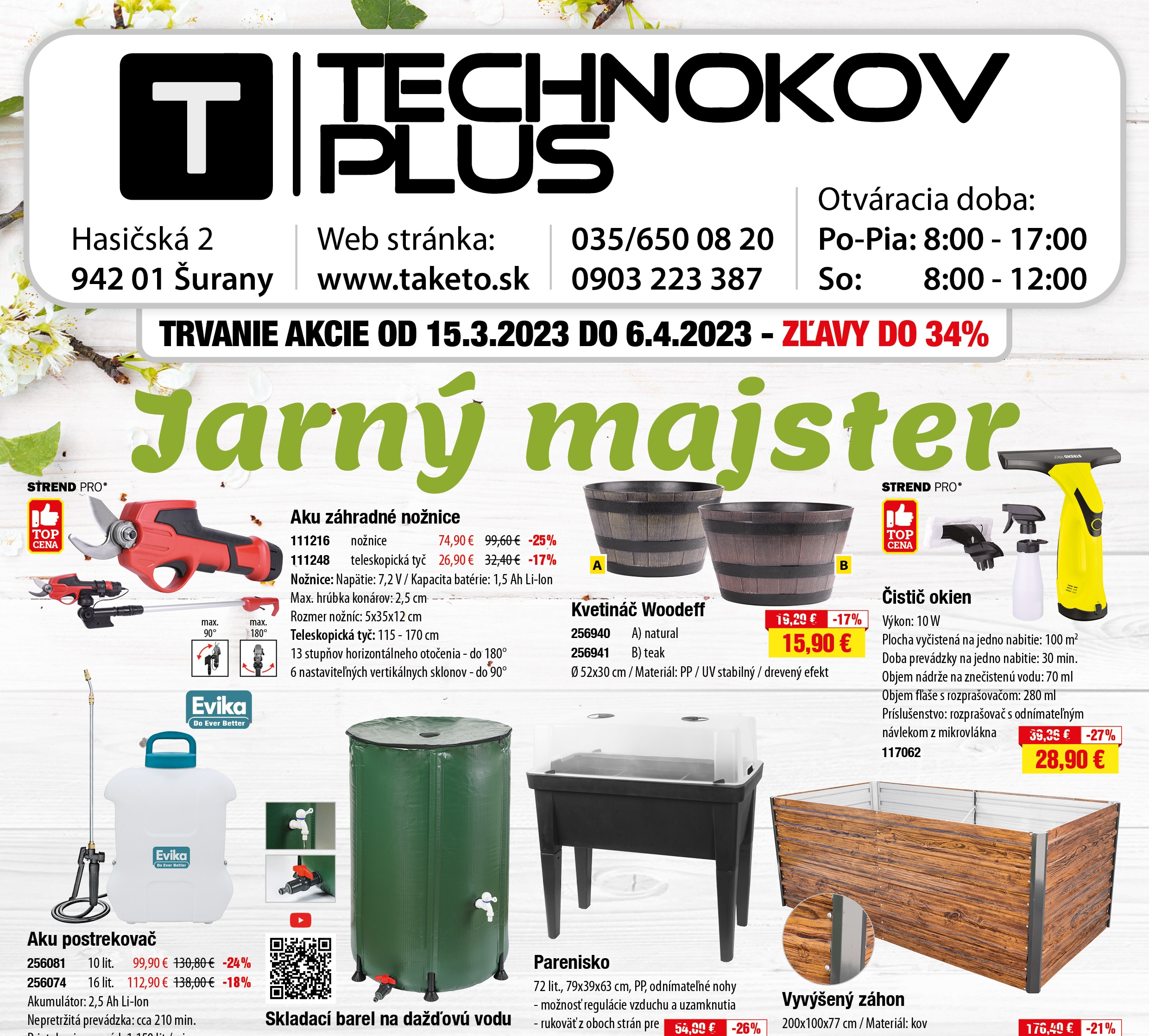 JARNÝ MAJSTER 15.3 - 6.4.2023