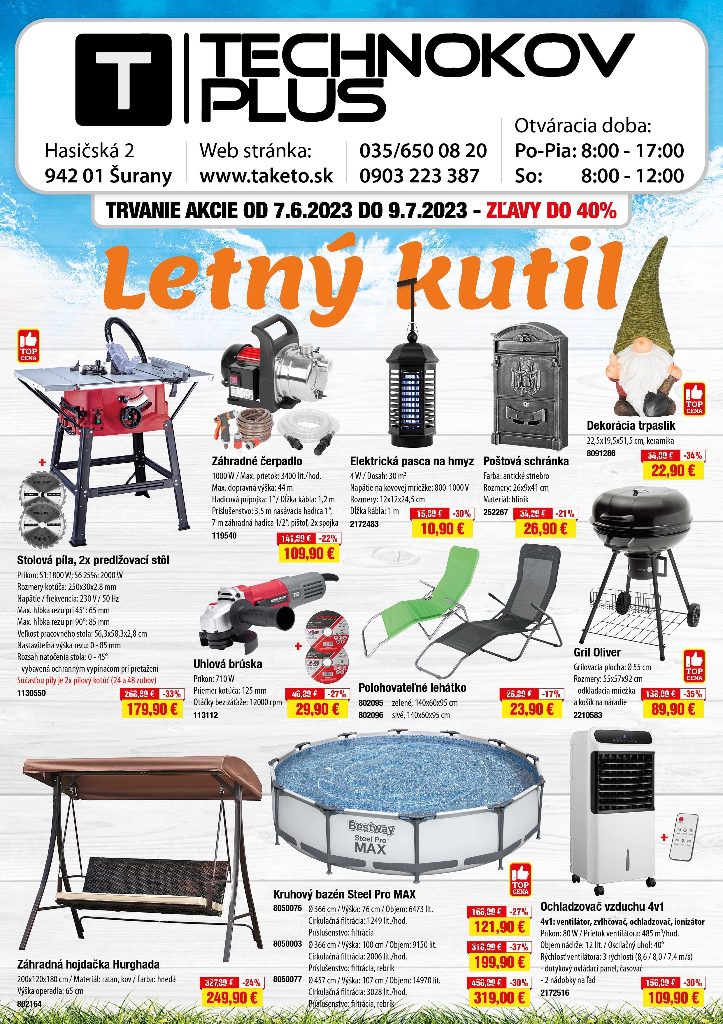 Letný kutil 7.6.2023 - 9.7.2023