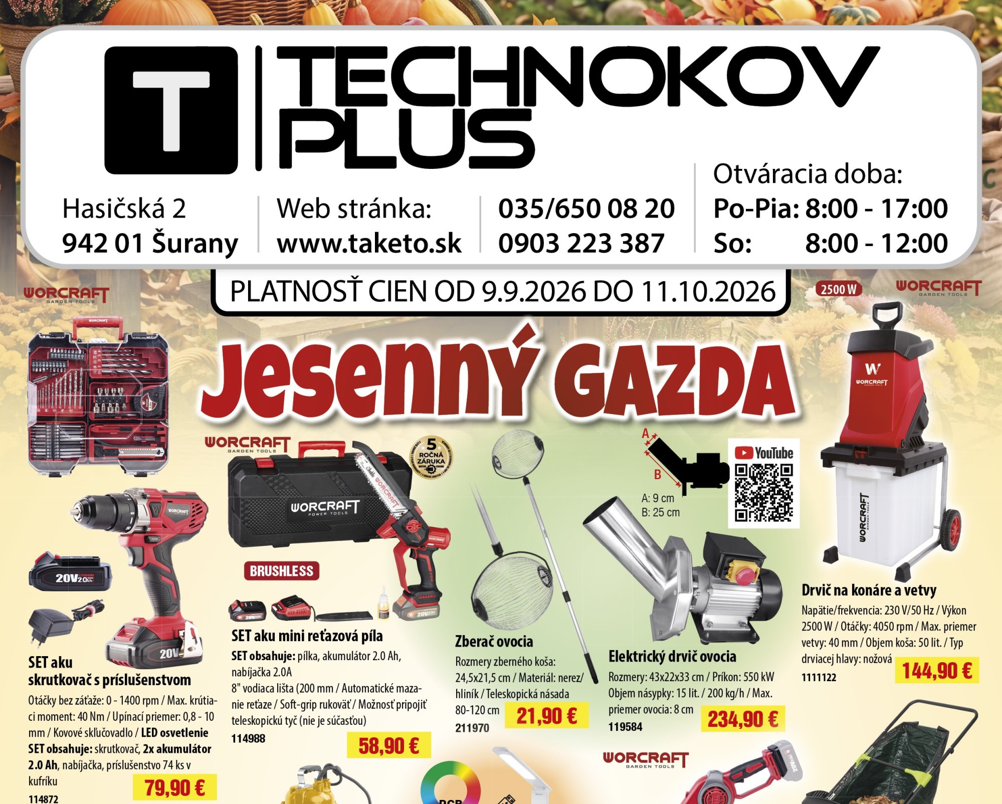Jesenný gazda 2026