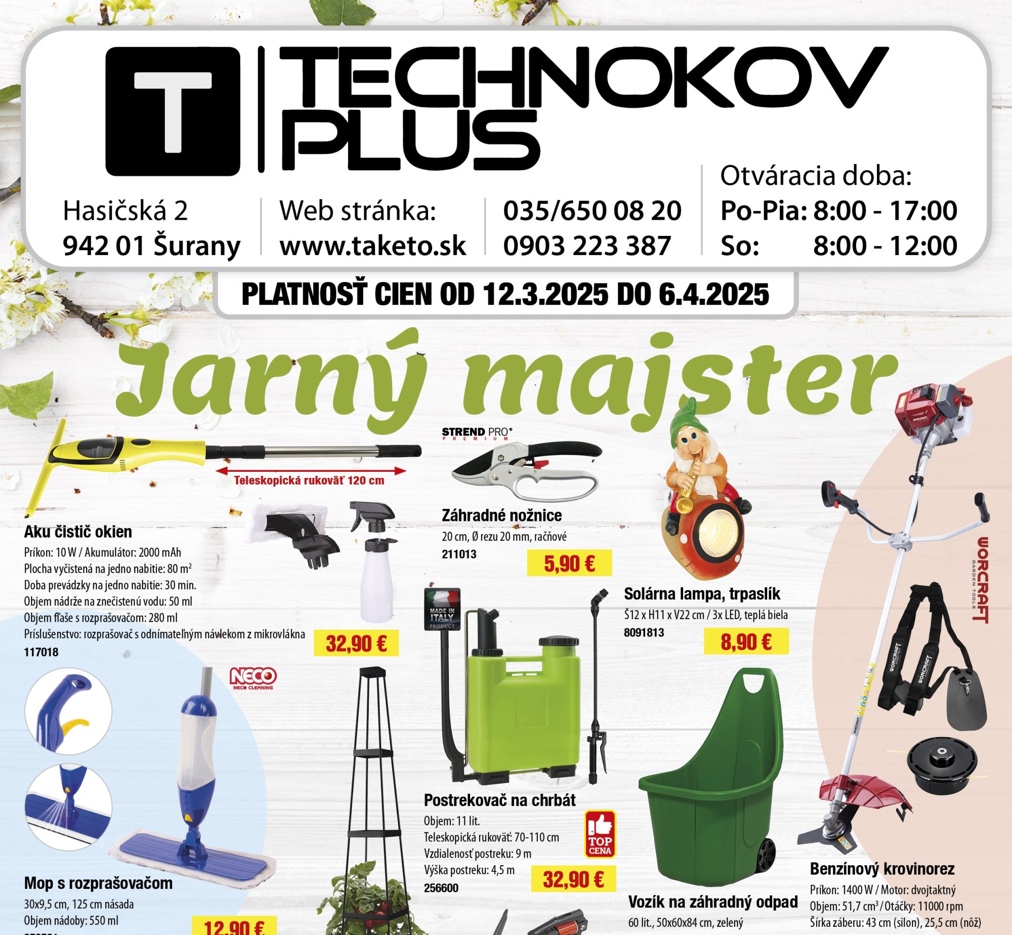 JARNÝ MAJSTER 12.3.2025 do 6.04.2025