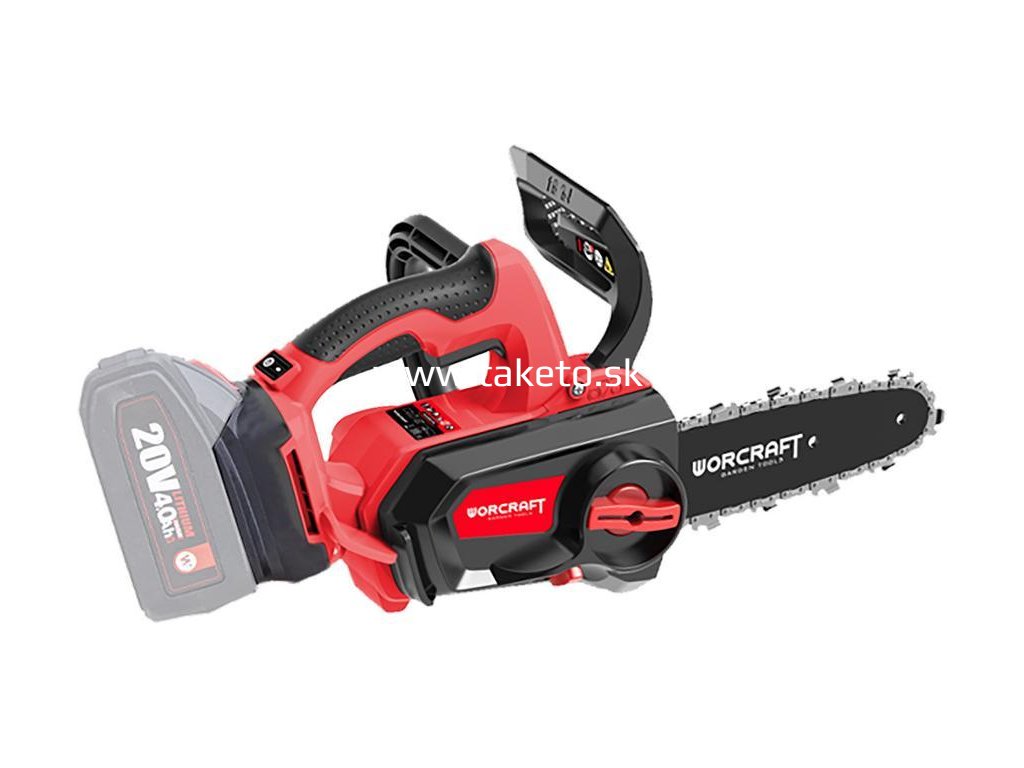 Píla Worcraft CGC-S20LiB ShareSYS, 20V Li-Ion, reťazová, lišta 20,5 cm, bez akumulátora, ultra light  + praktický pomocník k objednávke