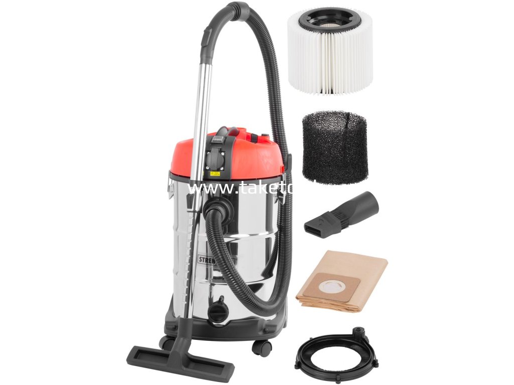 Vysávač Strend Pro K-612D/3300, 30 lit, 1300 W, HEPA filter, priemyselný, funkcia oklep  + praktický pomocník k objednávke