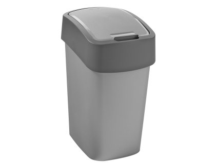 Kôš Curver. PACIFIC FLIP BIN 9 lit., 23.5x18.9x35 cm, antracit/šedý, na odpad  + praktický pomocník k objednávke