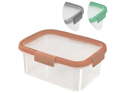 Dóza Curver. 1200 ml, mix farieb mint/sivá/broskyňová, 150x200x90 mm  + praktický pomocník k objednávke