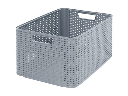 Kôš Curver. STYLE L, sivý, 32.6x43.6x23 cm  + praktický pomocník k objednávke