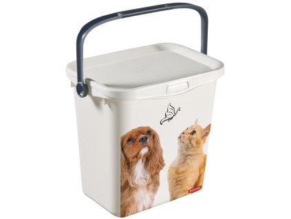 Nádoba Curver. PETLIFE, 6000 ml, 20x26x24 cm, na krmivo a granule pre mačku a psa  + praktický pomocník k objednávke