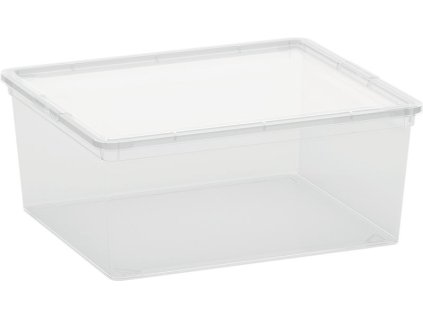 Box s vekom KIS C-box M, 18 lit., priesvitný, 34x40x17 cm  + praktický pomocník k objednávke