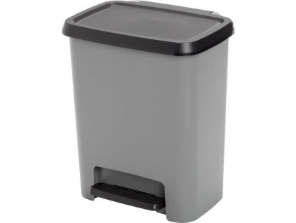 Kôš KIS Compatta, 25L, čierny/sivý, 28x38x43 cm, na odpad, s pedálom  + praktický pomocník k objednávke