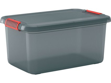 Box s vekom KIS K Latch L, sivý/oranžový, 39x59x28 cm  + praktický pomocník k objednávke