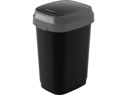 Kôš KIS Dual Swing S, 10 lit., čierny, 25x19x32 cm, na odpad  + praktický pomocník k objednávke
