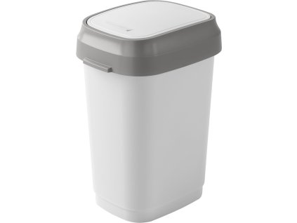 Kôš KIS Dual Swing S, 10 lit., biely, 25x19x32 cm, na odpad  + praktický pomocník k objednávke