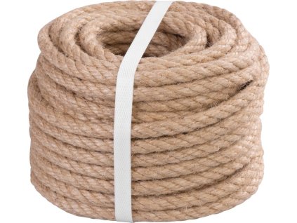 Lano Strend Pro Premium, jutové, prírodné, 10 mm, stáčané, L-20 m  + praktický pomocník k objednávke