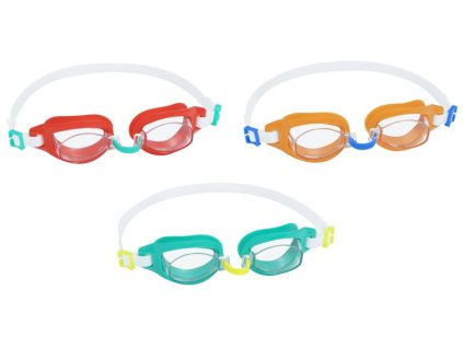 Okuliare Bestway. 21049, Aqua Burst Goggles, mix farieb, plavecké, do vody  + praktický pomocník k objednávke
