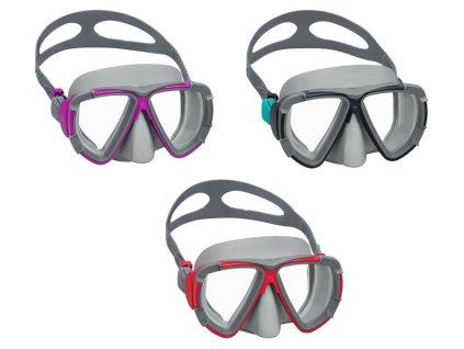Okuliare Bestway. 22052, Dominator Mask, mix farieb, plavecké, na potápanie, do vody  + praktický pomocník k objednávke