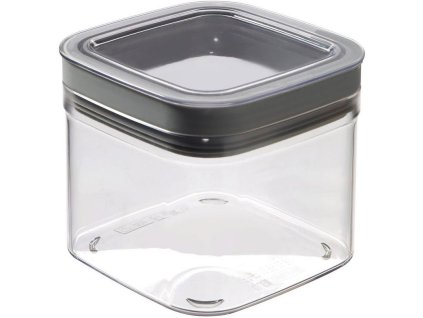Dóza Curver. DRY CUBE, 800 ml, transparentná/sivá, 118x118x100 mm  + praktický pomocník k objednávke