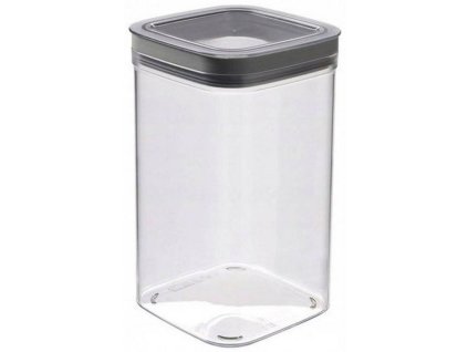 Dóza Curver. DRY CUBE, 2300 ml, transparentná/sivá, 118x118x245 mm  + praktický pomocník k objednávke