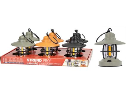 Svietidlo Strend Pro Camping NX1069, RETRO lampášik, mix farieb, 200 lm, 3xAAA, Sellbox 6 ks  + praktický pomocník k objednávke