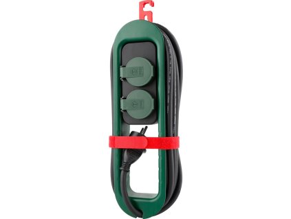 Kábel Strend Pro FS0701, L-4.90 m, predlžovací, 2x zásuvka, na zavesenie, IP44  + praktický pomocník k objednávke