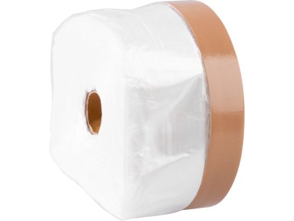 Fólia krycia Strend Pro, 550 mm, L-25 m, PE, s látkovou lepiacou páskou, zakrývacia, na podlahu  + praktický pomocník k objednávke