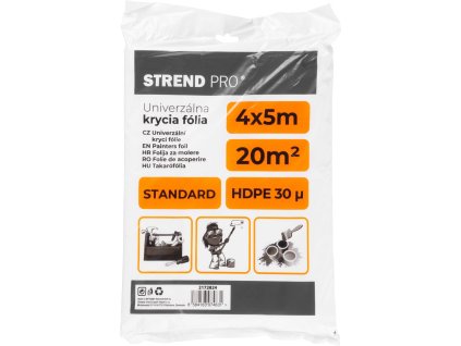 Fólia krycia Strend Pro Standard, maliarska, 4x5 m, 30µ, zakrývacia  + praktický pomocník k objednávke