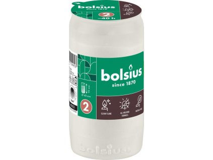 Náplň Bolsius, 40 h, 110 g, 48x95 mm, do kahanca, biela, olej  + praktický pomocník k objednávke