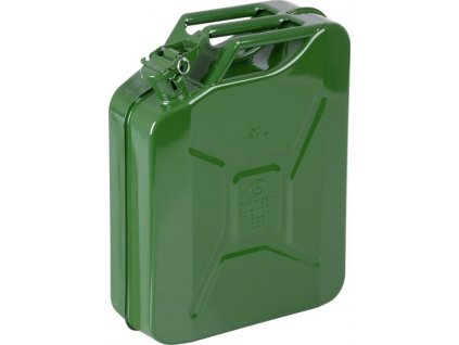 Kanister JerryCan LD20, 20 lit., kovový, na PHM, zelený  + praktický pomocník k objednávke