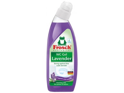 WC gél Frosch, levanduľa, 750 ml  + praktický pomocník k objednávke