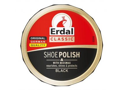 Krém Erdal, na obuv, čierny, 55 ml  + praktický pomocník k objednávke