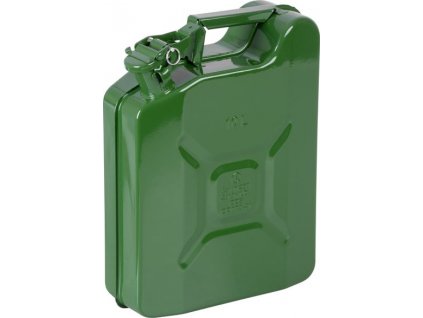 Kanister JerryCan LD10, 10 lit., kovový, na PHM, zelený  + praktický pomocník k objednávke