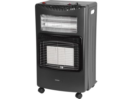 Ohrievač Strend Pro LQ-HE01F, 4,2 kW, plynový + elektrický, izbový, skladací, s regulátorom tlaku a hadicou  + praktický pomocník k objednávke