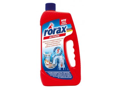 Čistič Rorax, na odpady, 2v1, 1000 ml  + praktický pomocník k objednávke