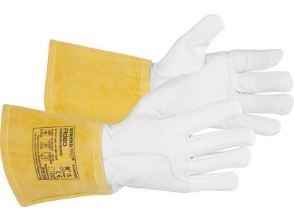 Rukavice Strend Pro Industrial Adeo, celokožené, zváračské, veľkosť 10/XL  + praktický pomocník k objednávke