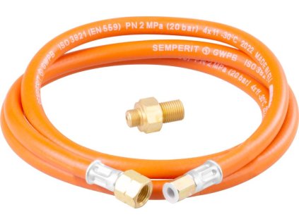 Prepojovací set Meva, hadica, k ohrievaču Olymp a variču Dual Compact, k 2 kg PB fľaši  + praktický pomocník k objednávke