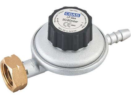 Regulátor plynu CGAS C33G02, 20-60 mbar, 10 mm, nastaviteľný  + praktický pomocník k objednávke