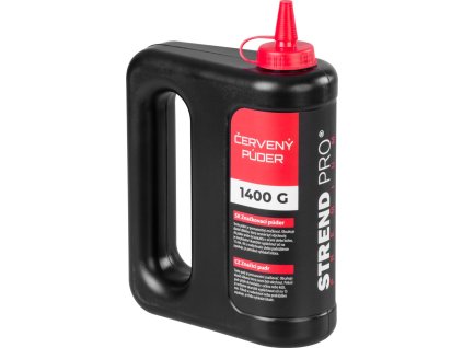 Púder Strend Pro Premium 1400 g, murársky značkovací prášok, červený  + praktický pomocník k objednávke