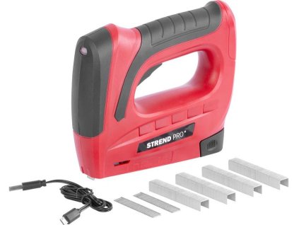 Sponkovačka Strend Pro J-126, 3,6 V, Li-ion, spony 6-10 mm, klince 10 mm  + praktický pomocník k objednávke