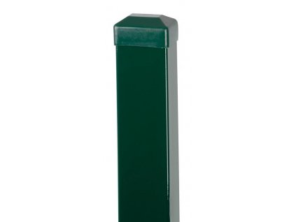 Stlpik Strend Pro EUROSTANDARD, 1700/60x40/1,25 mm, zelený, hranatý, čiapočka, Zn+PVC, RAL6005  + praktický pomocník k objednávke