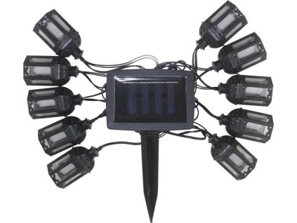 Reťaz Strend Pro Garden, lampáš, solárna, 10x LED, 1,8+2 m  + praktický pomocník k objednávke