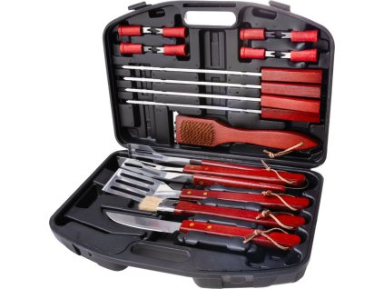 Sada náradia Strend Pro Grill, na opekanie, 19-dielna, v kufríku  + praktický pomocník k objednávke