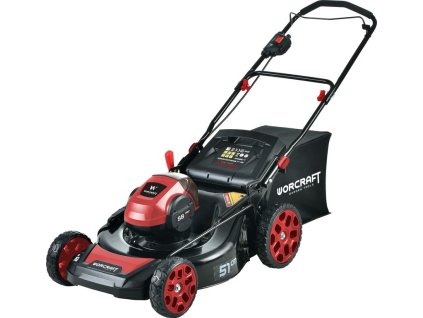 Kosačka Worcraft CLM-S58LiB, 58V, Li-Ion, 508 mm, 60 lit., bezuhlíková  + praktický pomocník k objednávke