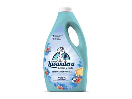 Prací gél Lavandera, marseillské mydlo, 2500 ml/50 pracích dávok, na pranie  + praktický pomocník k objednávke