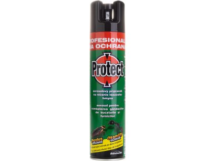 Sprej PROTECT, aerosol, na ničenie lezúceho hmyzu, 400 ml  + praktický pomocník k objednávke