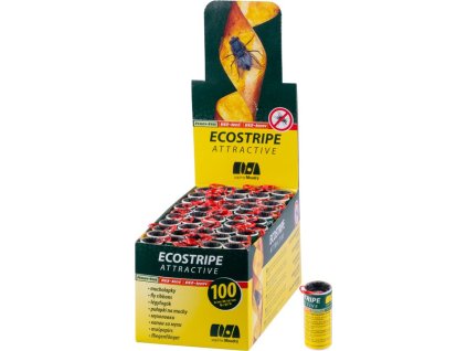 Mucholapka Ecostripe Attractive, Sellbox 100 ks  + praktický pomocník k objednávke